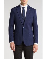 Tahari - Slim Fit Plaid Blazer - Lyst