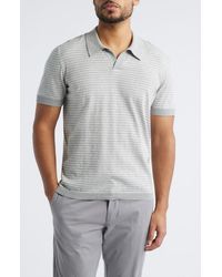 Rails - Hayden Stripe Johnny Collar Polo - Lyst