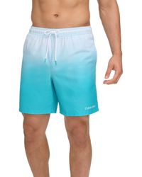 Calvin Klein - Volley Core Gradient Dot Swim Trunks - Lyst