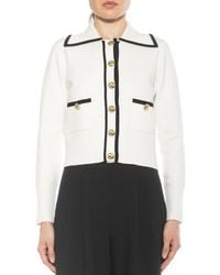 Alexia Admor - Mari Tipped Button-Front Sweater Jacket - Lyst