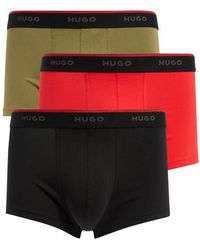 BOSS - Triplet Stretch Cotton Trunks - Lyst