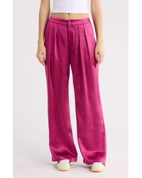 Wishlist - Satin Wide Leg Pants - Lyst