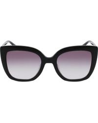 Longchamp - Le Pliage 53Mm Gradient Rectangular Sunglasses - Lyst