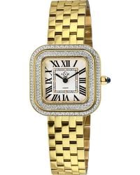 Gv2 - Diamond-Accented Swiss Bracelet Watch - Lyst