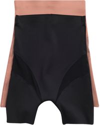 Nicole Miller - 2-pack Assorted High Waist Shaping Shorts - Lyst