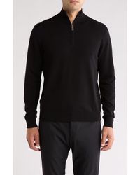 Tom Baine - Solid Quarter Zip Pullover - Lyst