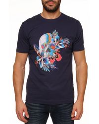 Robert Graham - Tropical Skull Graphic T-shirt - Lyst