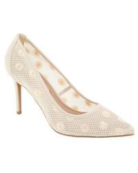 BCBGeneration - Embroidered Pointed Toe Pump - Lyst