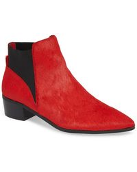 halogen red booties