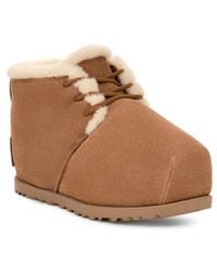 UGG - Pumped Faux Fur Trim Slipper Bootie - Lyst