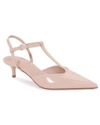 BERNESS - T-Strap Kitten Heel Pump - Lyst