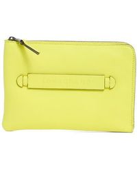 Longchamp - Leather Card Case - Lyst