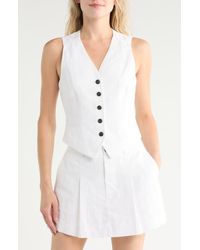 Rag & Bone - Cressida Cotton & Linen Vest - Lyst