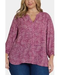 NYDJ - Pintuck Top - Lyst
