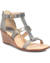 Söfft - Gaige Wedge Sandal - Lyst