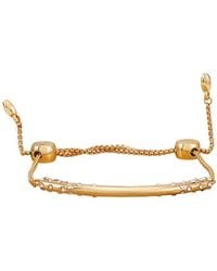Vince Camuto - Crystal Pavé Bar Chain Bracelet - Lyst