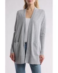 Nordstrom - Open Front Cardigan - Lyst