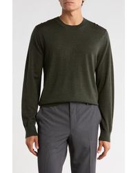 Vince - Crew Neck Merino Wool Sweater - Lyst