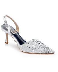Badgley Mischka - Brenna Slingback Pointed Toe Pump - Lyst