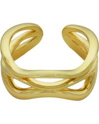 Panacea - Caged Adjustable Open Band Ring - Lyst