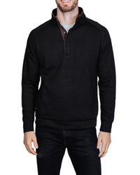 Tailorbyrd - Hidden Snap Front Quilted Pullover - Lyst