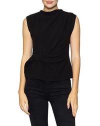 MELLODAY - Buckle Front Extended Sleeve Top - Lyst