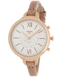 fossil hybrid smartwatch q annette