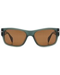 Rag & Bone - 55Mm Rectangular Sunglasses - Lyst
