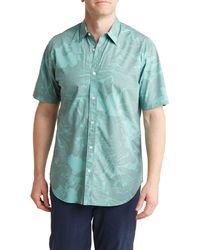 COASTAORO - Astor Printed Short Sleeve Shirt - Lyst