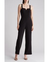 Bebe - Wide Leg Jumpsuit - Lyst