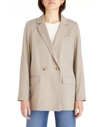 Madewell - Caldwell Drapeweave Double Breasted Blazer - Lyst