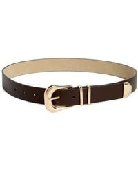 Steve Madden - Chunky Buckle Belt - Lyst