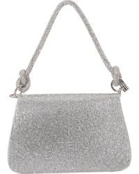 BERNESS - Rhinestone Shoulder Bag - Lyst