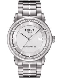 Tissot Luxury Powermatic 80 Anthracite Dial Mens Watch T0864071106100 in  Black,Silver Tone (Metallic) for Men - Lyst