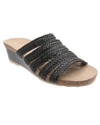 David Tate - Fabiana Platform Wedge Slide Sandal - Lyst
