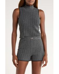 UGG - Zariah Cable Sleeveless Mock Neck Sweater - Lyst