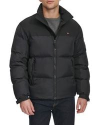 Tommy Hilfiger - Matte Water Resistant Puffer Jacket - Lyst