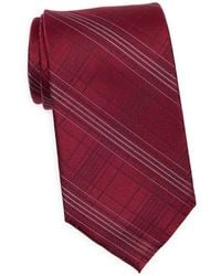 Calvin Klein - Jayden Plaid Print Tie - Lyst