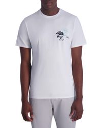 Karl Lagerfeld - Hawaiian Karl Graphic T-shirt - Lyst