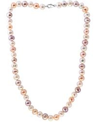 Effy - Sterling Silver 7mm Freshwater Pearl Necklace - Lyst