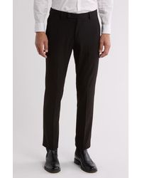 Calvin Klein - Slim Fit Flat Front Dress Pants - Lyst