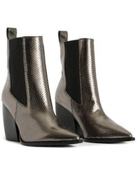 AllSaints - Ria Wedge Chelsea Boot - Lyst