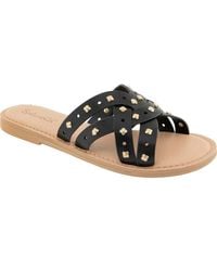 Splendid - Simon Studded Slide Sandal - Lyst
