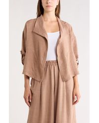 Max Studio - Textured Drape Jacket - Lyst