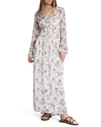 Rag & Bone - Calista Floral Long Sleeve Dress - Lyst