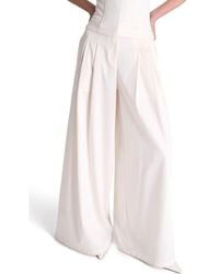 Twp - Drew Stretch Cotton & Wool Wide Leg Pants - Lyst