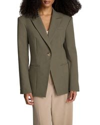 Kenneth Cole - Peak Lapel Single Button Blazer - Lyst