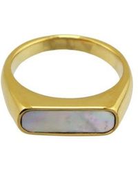 Rebel - Gender Inclusive Mother-Of-Pearl Ring - Lyst