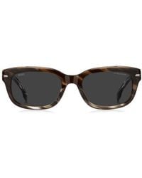 BOSS - 53Mm Rectangular Sunglasses - Lyst