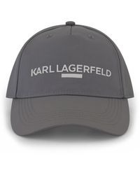 Karl Lagerfeld - Logo Ripstop Baseball Cap - Lyst